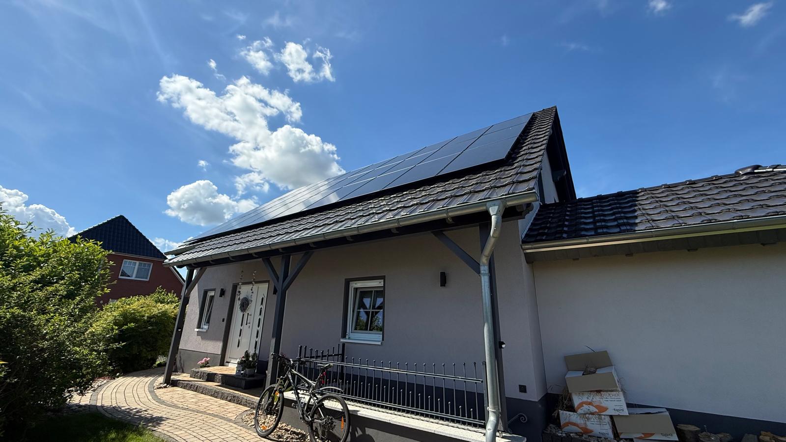 Photovoltaik-Anlage auf Schieferdach in Remscheid-Lennep